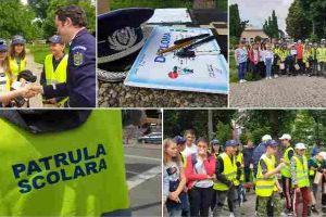 FOTO, VIDEO. Concursul “Patrule şcolare în acţiune”, la Alba Iulia. Elevi de la 4 şcoli gimnaziale s-au întrecut în cunoştinţe privind dirijarea traficului rutier. CÂȘTIGĂTORII