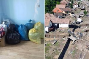 Locuitorii dintr-un judeţ vecin s-au mobilizat pentru a-i ajuta pe sinistraţii din Răchita