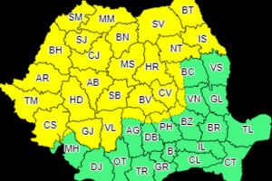 O nouă alertă meteo! Cod galben de vreme rea pentru judeţul Botoşani