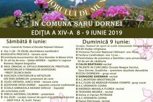 Sărbătoarea Bujorului de Munte, ediţia a XIV-a, sâmbătă şi duminică, în comuna Șaru Dornei