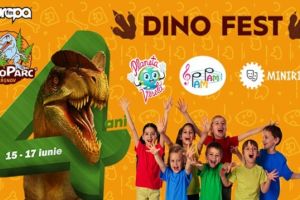 Dino Fest, cel mai mare festival al dinozaurilor, la Râşnov, în minivacanţa de Rusalii