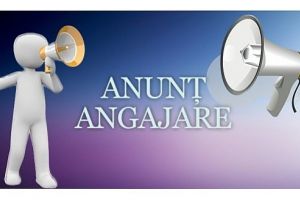 Anunţ de angajare