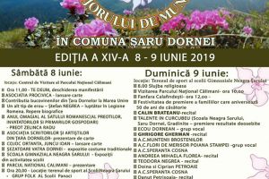 Sărbătoarea Bujorului de Munte, ediţia a XIV-a, sâmbătă şi duminică, în comuna Șaru Dornei