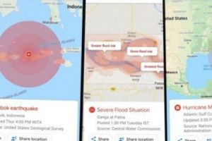 Google Maps va afişa alerte pentru dezastre şi calamităţi naturale 