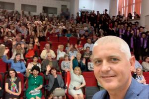 FOTO Virgil Ianţu, printre sibieni – Doi l-au impresionat profund