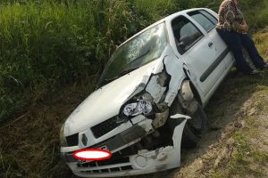 FOTO – Tamponare pe DN14 la Viile Sibiului – Două persoane au ajuns la spital