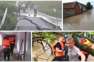 Intervenţii ale pompierilor în mai multe localităţi din Timiş. Case, curţi şi gospodării inundate