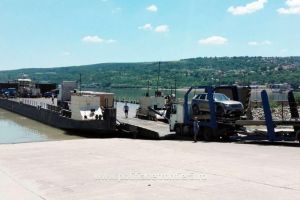 Tranzitarea cu bacul peste Dunare prin Punctul de Trecere a Frontierei Bechet, restrictionata