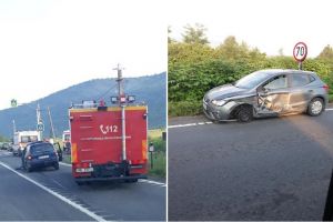 FOTO. Sătmărean implicat într-un accident în lanţ, în Maramureş