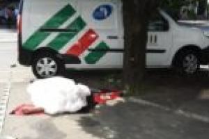 FOTO. Accident mortal la Reşiţa! Un pieton şi-a riscat viaţa trecând strada prin loc nepermis!