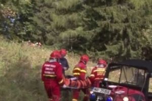 Pompier mâncat de urs, găsit în Braşov