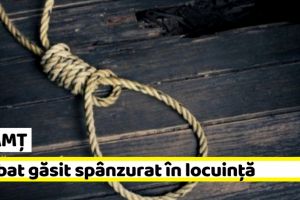 NEAMȚ: Bărbat găsit spânzurat în locuinţă