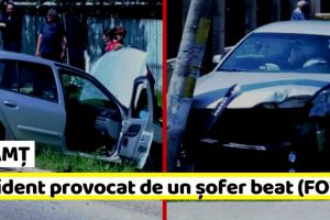 NEAMȚ: Accident cu victimă, provocat de un şofer beat (FOTO)