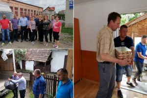 Comunicat de presă: Echipa de voluntari a PSD Alba, alături de sinistraţii din Răchita şi Strungari