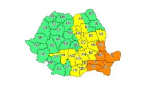 Cod portocaliu şi galben pentru jumătate din ţară