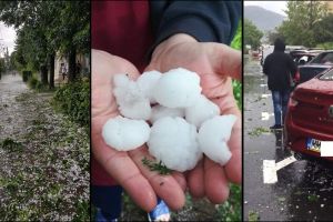 Avertizare Ro-Alert pentru Maramureş. Oamenii îşi adăpostesc maşinile de frica grindinei