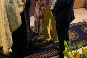 FOTO Botez de lux pentru copilul a doi tineri din Botoşani. Naşul, un cunoscut milionar din SUA