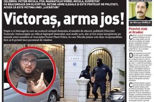 Nu rataţi noul BIHOREANUL tipărit: De ce au descins poliţiştii acasă la Victoraş Micula şi ce au descoperit acolo