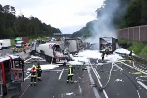 VIDEO FOTO Un român a provocat un dezastru în Germania. Pagubele sunt de sute de mii de euro