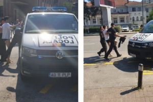 ACUM – Exhibiţionist săltat de poliţie în Grădina Publică!