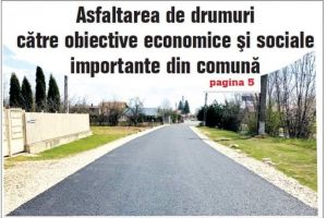 CJ Prahova continua programul de sprijinire a autoritatilor locale. Zeci de drumuri, asfaltate in zona Banesti
