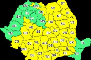 Un nou Cod galben de vreme rea pentru judeţul Botoşani. Vezi avertizarea meteorologilor!