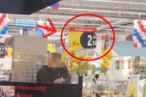 FOTO. Ofertă de „nerefuzat” la un hypermarket din Satu Mare. Reducere de 1 ban