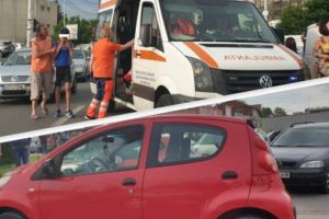 Adolescent accidentat lângă Kaufland Nord