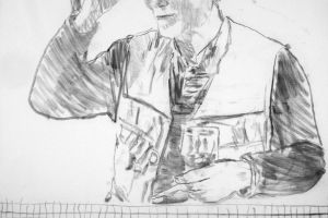 #sarbatoresteDobrogea. ZIUA de Constanta, partener intr-un proiect in premiera:  Napoleon Tiron, despre Gestul in desen“ -  Secunda include gestul, iar gestul are o semnificatie spirituala, ducand fiinta la intrebari“ 