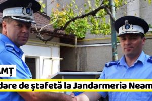 NEAMȚ: Predare de ştafetă la Jandarmeria Neamţ (FOTO)