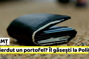 NEAMȚ: Ai pierdut un portofel cu bani? Poliţia te aşteaptă să-l recuperezi!