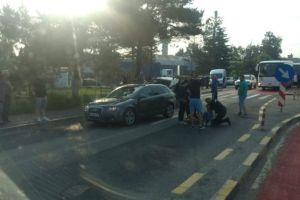 Pieton lovit de un autoturism la Ghimbav