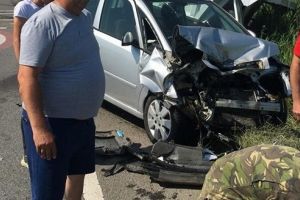 Accident între Gorneşti şi Reghin. Prim ajutor acordat de militarii din Forţele pentru Operaţii Speciale!