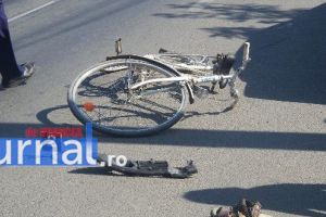 A lovit cu maşina un biciclist şi a părăsit locul accidentului