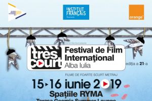 15-16 iunie: Festivalul Internaţional de Foarte Scurt Metraj ”Tres Court”, la Alba Iulia – 40 de filme de 4 minute concurează pentru a obţine un loc în palmaresul decis de juriu