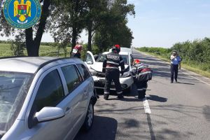 FOTO. Accident în lanţ între Satu Mare şi Carei. O persoană a fost transportată la spital