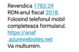 Nu cădeţi în capcană! Fraudă prin SMS-uri sau e-mailuri trimise în numele Fiscului