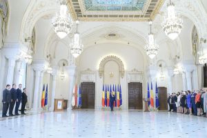 Ionuţ Simionca, la Cotroceni la ceremonia de semnare a Acordului Politic Naţional