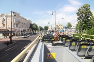 Fotoreportaj: Cum se vede orasul Constanta din autobuzele etajate ale regiei locale de transport