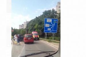 Accident rutier in zona Dorally din Constanta. Medicii, la fata locului
