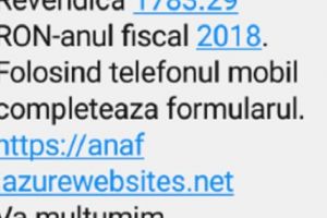 Ai primit acest SMS? Şterge-l imediat!