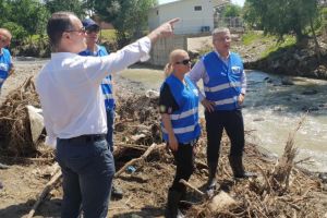 Ministrul Apelor şi Pădurilor, în zonele afectate de inundaţii