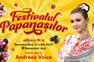 Andreea Voica la Festivalul Papanaşilor