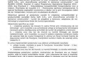 Anunt de presa: Finalizarea proiectului 