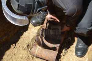Muniţie rămasă din timpul războaielor, distrusă de pirotehnişti în poligon