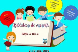 1-19 IULIE 2019: Biblioteca de vacanţă la Sebeş, un loc unde preşcolarii şi şcolarii îşi pot petrece vacanţa într-un mod educativ şi relaxant, îmbinând lectura, jocul şi creativitatea