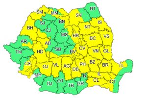 Informare meteo: Instabilitate atmosferica in Dobrogea. Se anunta ploi, vijelii si grindina