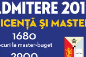 Universitatea din Craiova: Admitere 2019. Licenţă şi Master