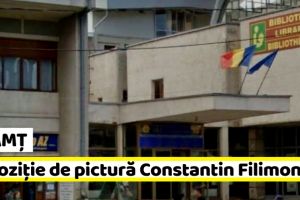 NEAMȚ: Expoziţie de pictură Constantin Filimon, la Biblioteca Judeţeană