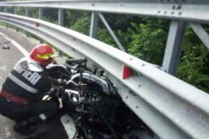 ACTUALIZARE: Accident de motocicleta pe Gutin, cu victime (FOTO)